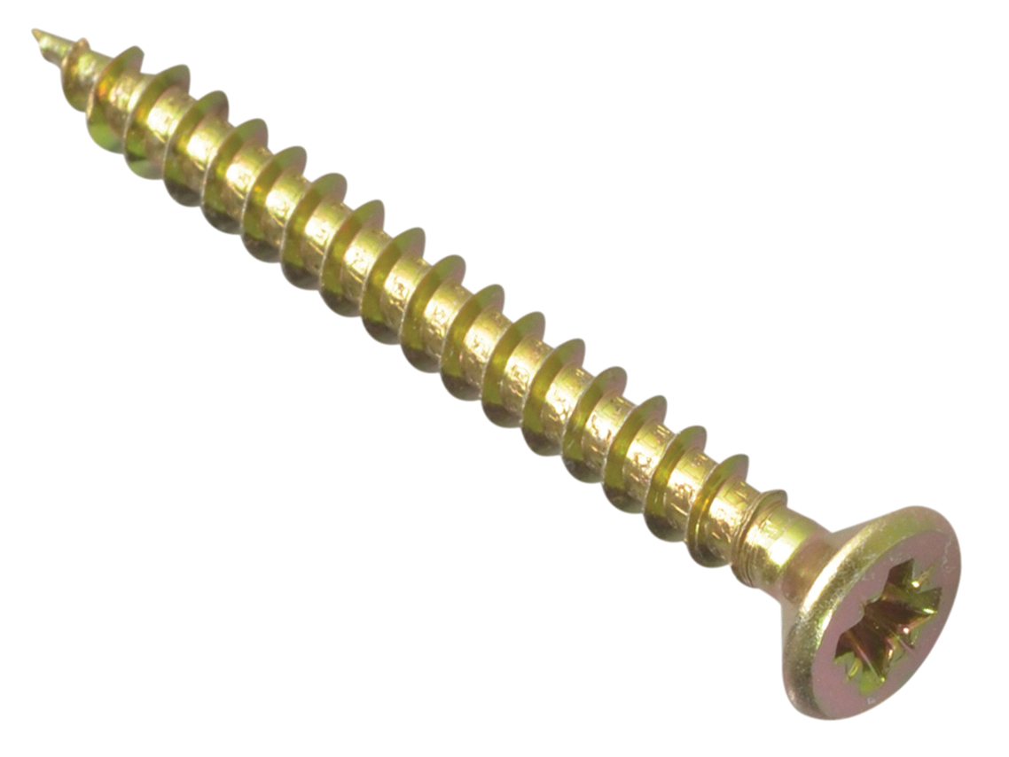 FORGEFIX Multi-Purpose Pozi Compatible Screw CSK ST ZYP 4.5 x 45mm Box 200