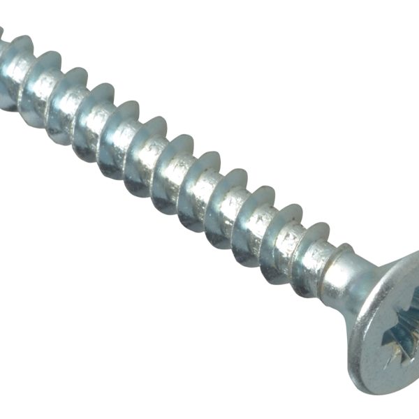 FORGEFIX Multi-Purpose Pozi Compatible Screw CSK ST ZP 5 x 40mm Box 200