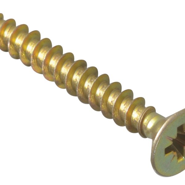 FORGEFIX Multi-Purpose Pozi Compatible Screw CSK ST ZYP 5.0 x 45mm Box 200