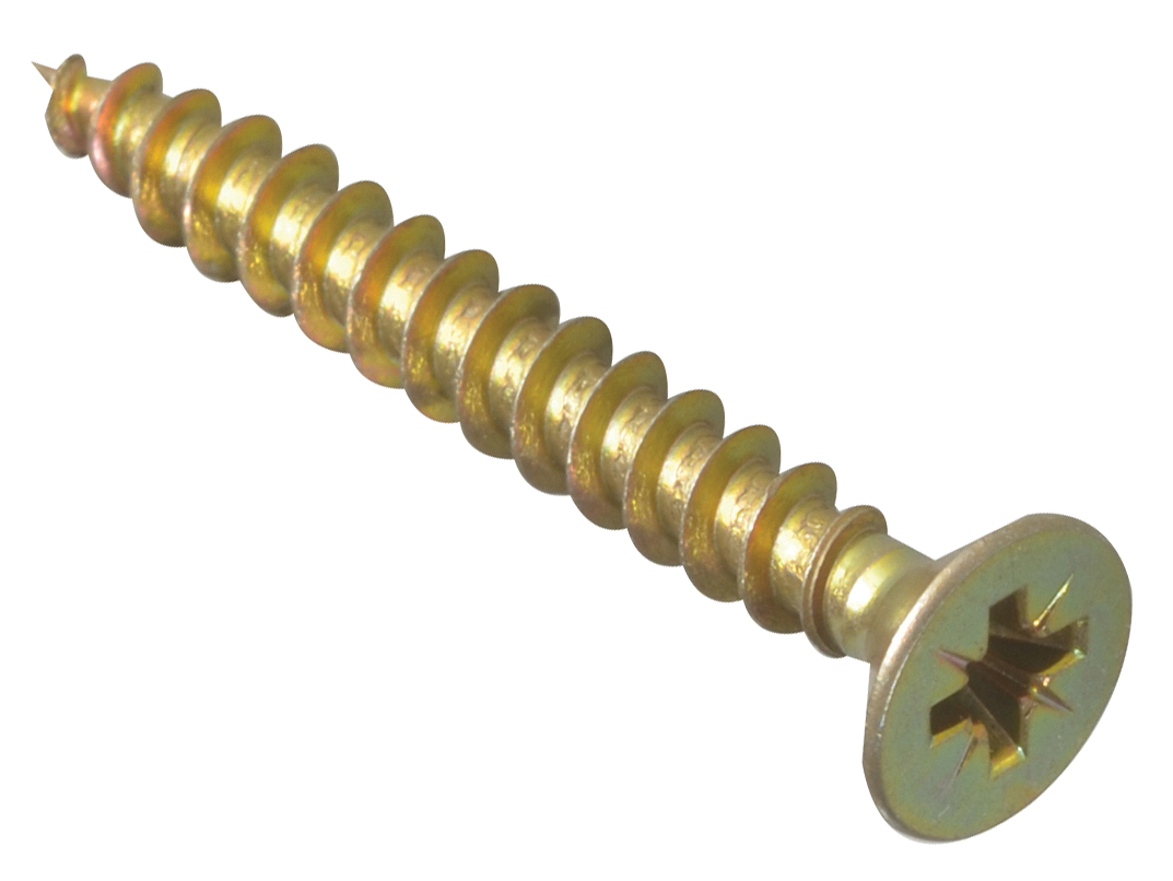 FORGEFIX Multi-Purpose Pozi Compatible Screw CSK ST ZYP 5.0 x 45mm Box 200