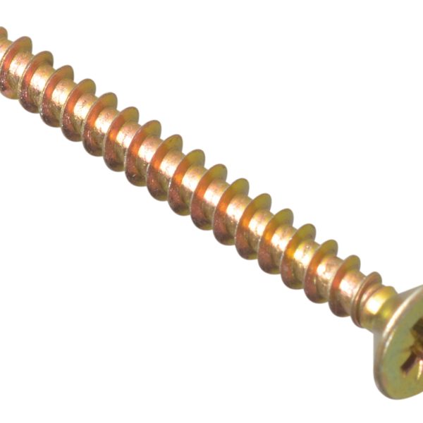 FORGEFIX Multi-Purpose Pozi Compatible Screw CSK ST ZYP 5.0 x 50mm Box 200