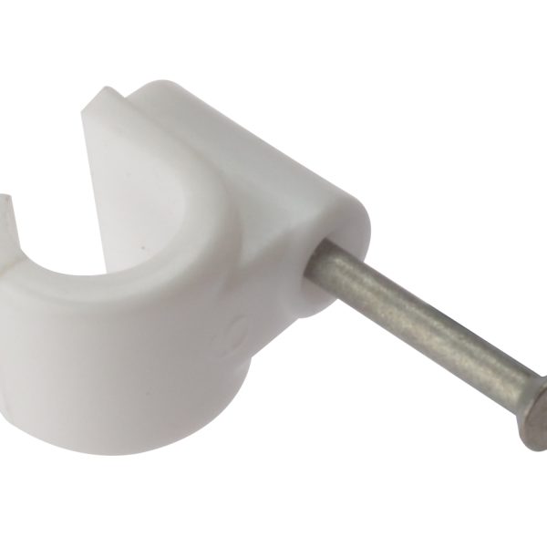 FORGEFIX Pipe Clip with Masonry Nail 11mm Box 100