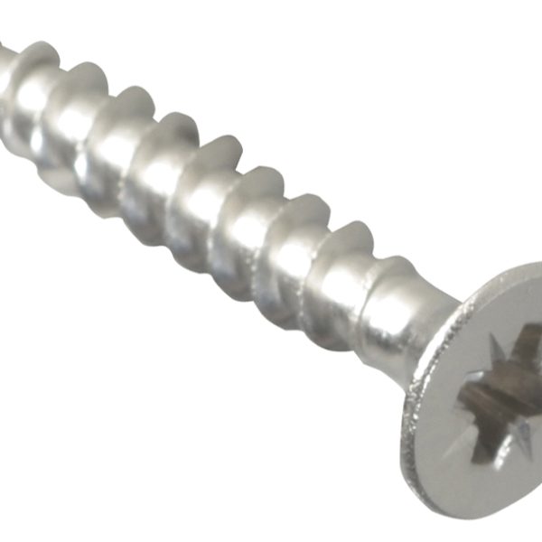 FORGEFIX Multi-Purpose Pozi Compatible Screw CSK ST S/Steel 4.0 x 25mm Box 200
