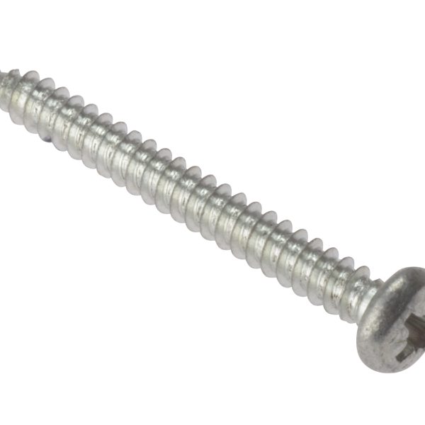 FORGEFIX General Purpose Pozi Compatible Screw Round Head TT ZP 1.1/2in x 8 Box 200