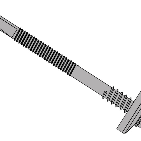 FORGEFIX TechFast Composite Panels to Steel Hex Screw No.5 Tip 5.5 x 150mm Box 100