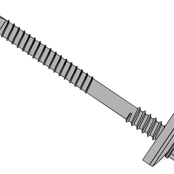 FORGEFIX TechFast Composite Panels to Steel Hex Screw No.3 Tip 5.5 x 115mm Box 100