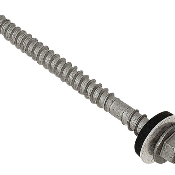 FORGEFIX TechFast Composite Panel to Timber Hex Screw T17 Gash Point 6.3 x 125mm Box 100