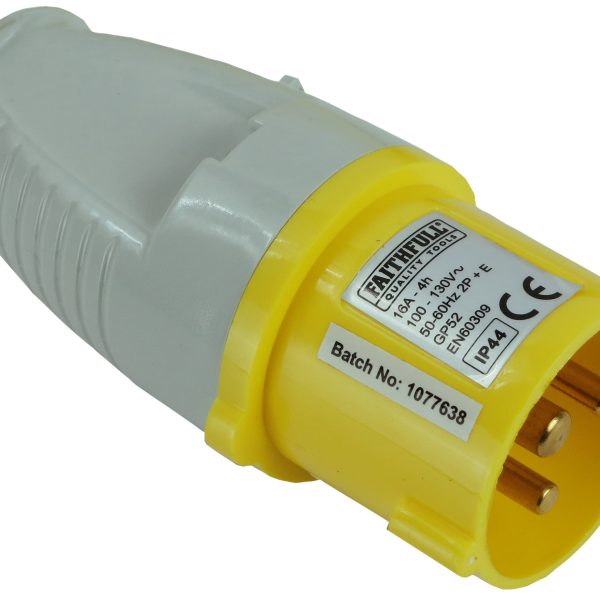 FAITHFULL POWER PLUS  Yellow Plug 16A 110V