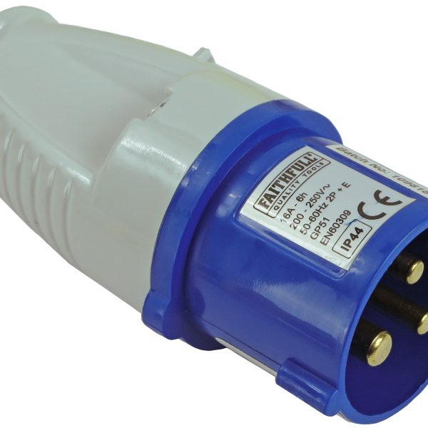 FAITHFULL POWER PLUS  Blue Replacement Plug 16A