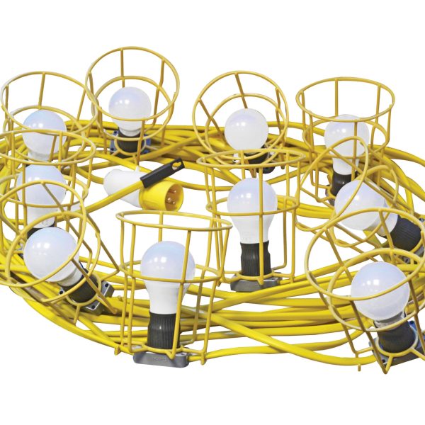 FAITHFULL POWER PLUS  Festoon Lights Low Energy 10 LED Bulbs 110V 22m