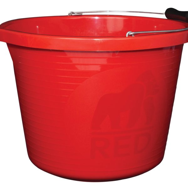 RED GORILLA Premium Bucket 14 litre (3 gallon) - Red