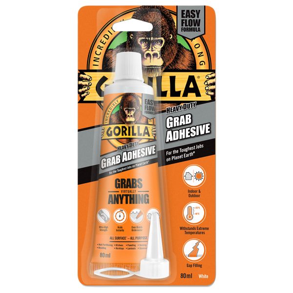 GORILLA GLUE Gorilla Heavy-Duty Grab Adhesive White 80ml