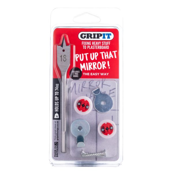 GRIPIT Mirror Kit, Clam Pack