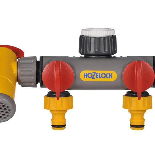 HOZELOCK 2250 Flowmax 3-Way Tap Connector 1/2 - 1in BSP