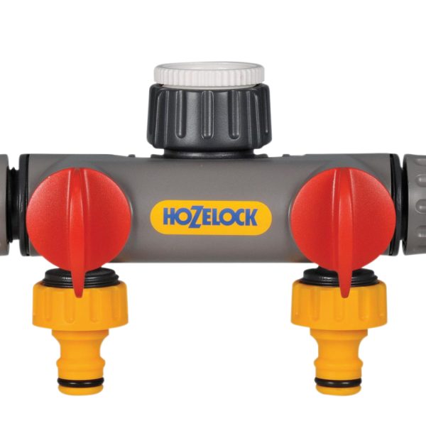 HOZELOCK 2252 2-Way Tap Connector 1/2 - 1in BSP