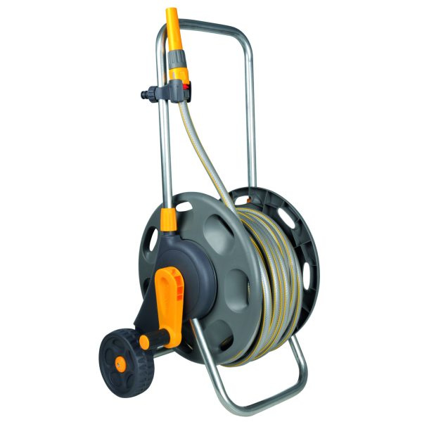 HOZELOCK 2434 60m Assembled Hose Cart & 30m of 12.5mm Hose