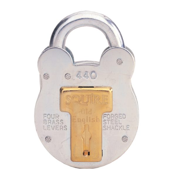SQUIRE 440 Old English Padlock with Steel Case 51mm