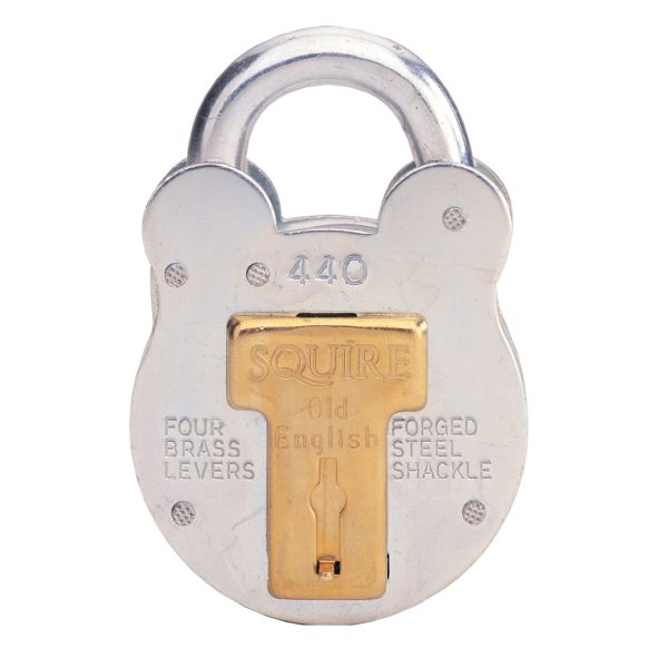 SQUIRE 440KA Old English Padlock with Steel Case 51mm Keyed