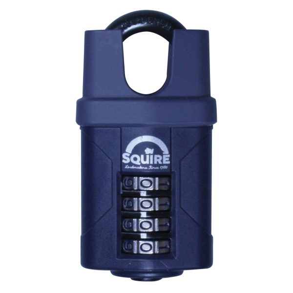 SQUIRE CP40CS Combination Padlock 4-Wheel Closed Shackle 40mm