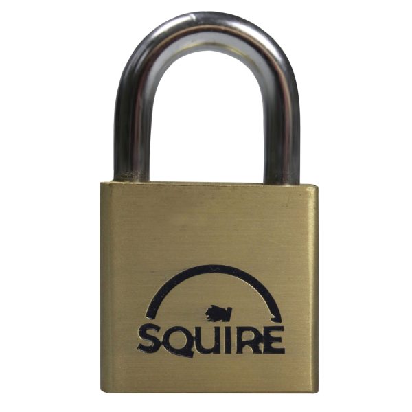 SQUIRE LN3 Lion Brass Padlock 30mm