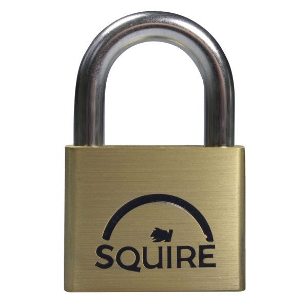 SQUIRE LN5 Lion Brass Padlock 5-Pin 50mm