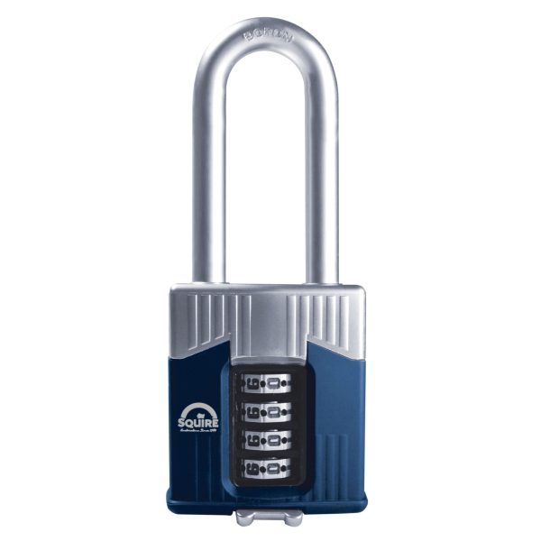 SQUIRE Warrior High-Security Long Shackle Combination Padlock 55mm