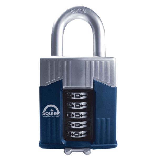 SQUIRE Warrior High-Security Open Shackle Combination Padlock 65mm