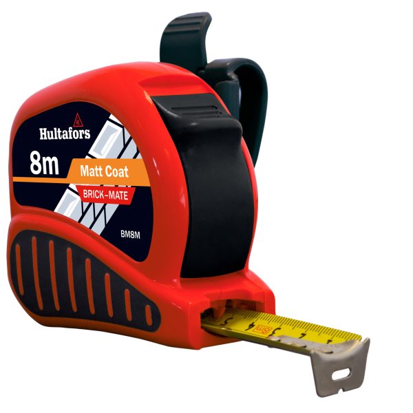 HULTAFORS BM8M Brick-Mate Pocket Tape 8m (Width 25mm) (Metric only)