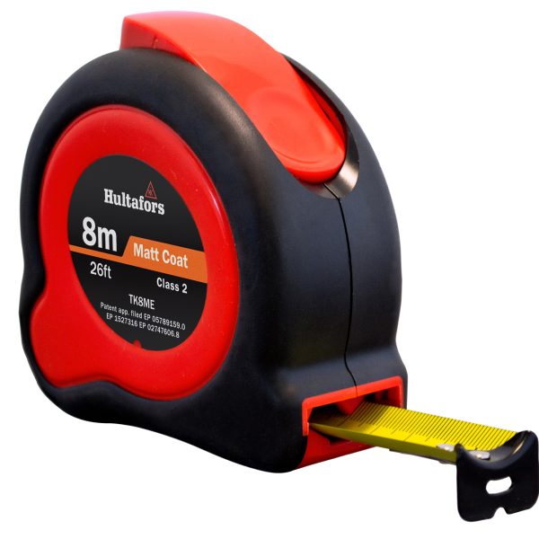 HULTAFORS TKC8ME Tuf-Lok Pocket Tape 8m/26ft (Width 25mm)
