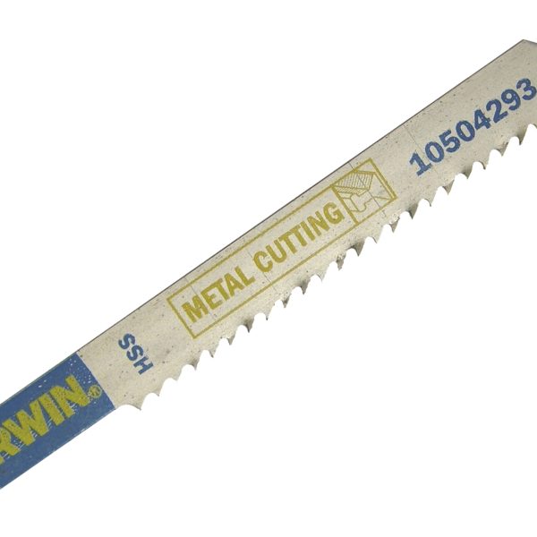 IRWIN® U118G Jigsaw Blades Metal Cutting Pack of 5
