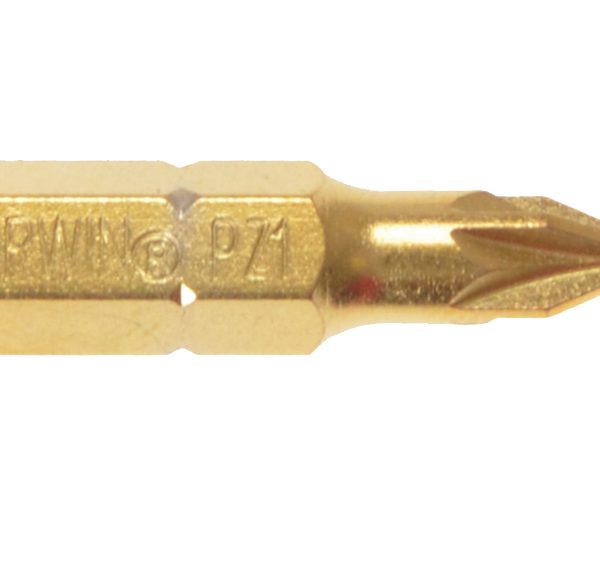 IRWIN® Screwdriver Bits Pozidriv PZ2 25mm Titanium (Pack 2)