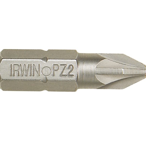 IRWIN® Screwdriver Bits Pozi PZ2 25mm (Pack 2)