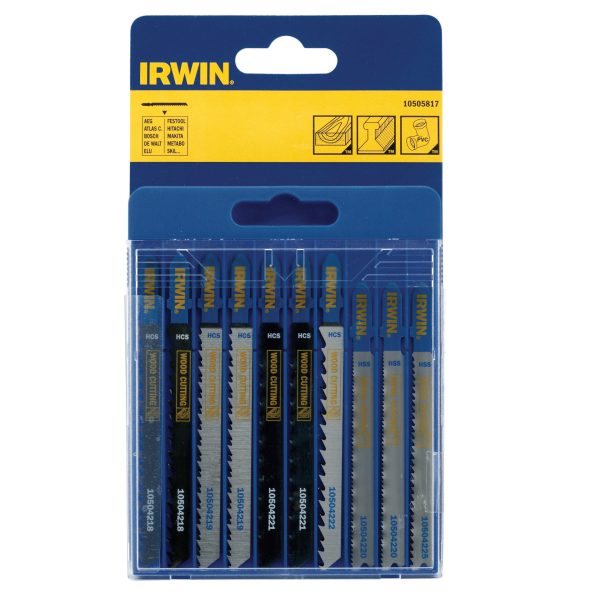 IRWIN® Jigsaw Blade Set Assorted 10 Piece Set