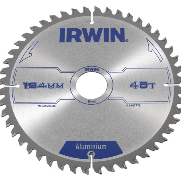 IRWIN® Professional Aluminium Circular Saw Blade 184 x 30mm x 48T TCG