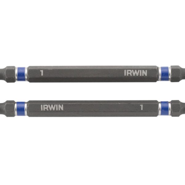 IRWIN® Impact Double-Ended Screwdriver Bits Pozi PZ1 100mm (Pack 2)