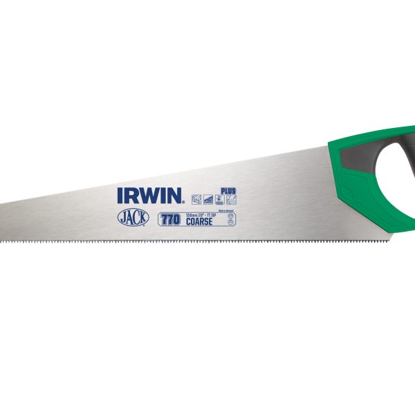 IRWIN® JACK®  770UHP Coarse Hardpoint Handsaw Soft Grip 550mm (22in) 7 TPI