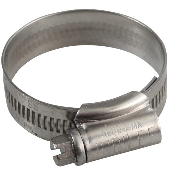 JUBILEE®  1X Stainless Steel Hose Clip 30 - 40mm (1.1/8 - 1.5/8in)