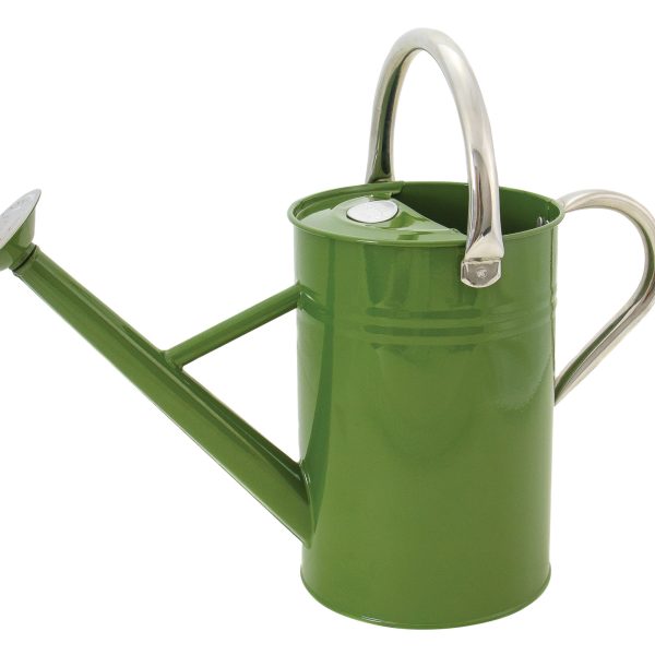 KENT & STOWE Metal Watering Can Tweed Green 4.5 litre