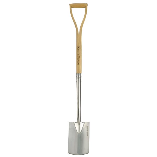 KENT & STOWE Stainless Steel Border Spade, FSC®