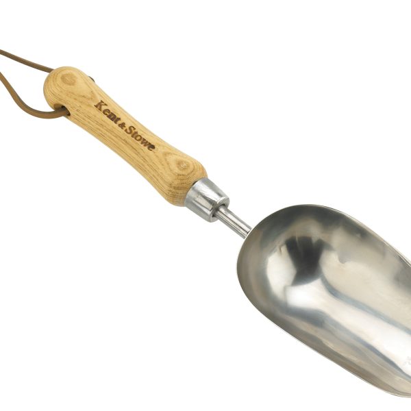 KENT & STOWE Stainless Steel Hand Potting Scoop, FSC®