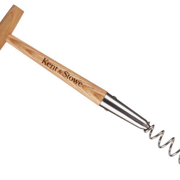 KENT & STOWE Stainless Steel Hand Corkscrew Weeder, FSC®