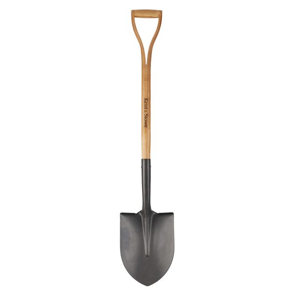 KENT & STOWE Carbon Steel Round Nosed Shovel, FSC®