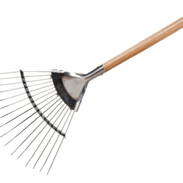 KENT & STOWE Stainless Steel Garden Life Lawn Rake, FSC®