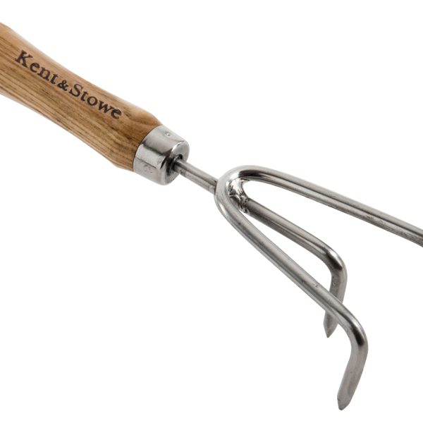 KENT & STOWE Stainless Steel Garden Life Hand Cultivator, FSC®