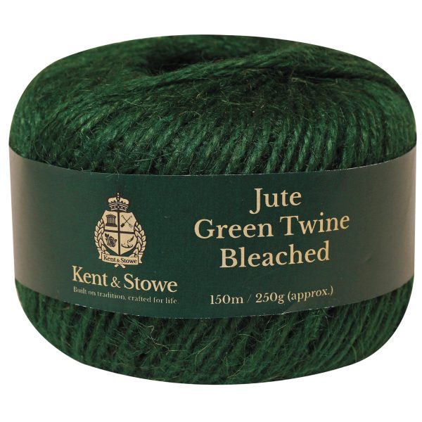 KENT & STOWE Jute Twine Bleached Green 150m (250g)