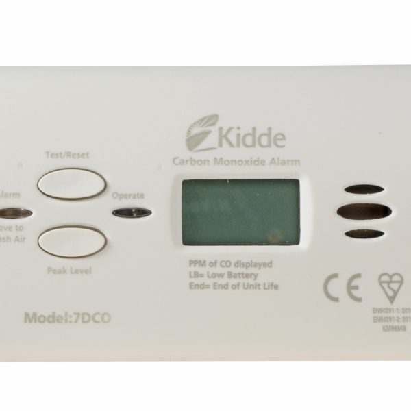 KIDDE 7DCOC Digital Carbon Monoxide Alarm (10-Year Sensor)