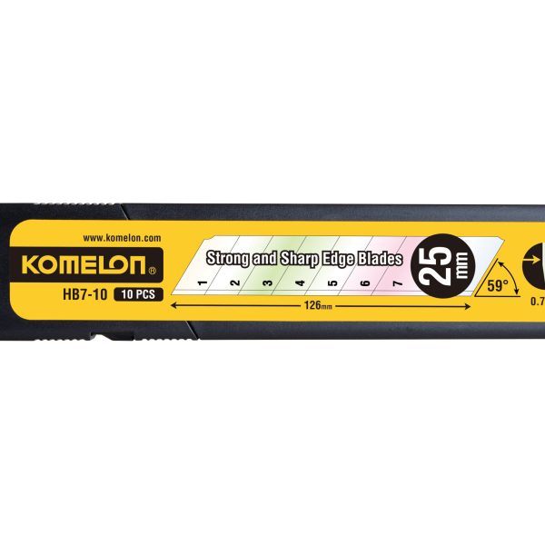 KOMELON Snap-Off Blades 25mm (Pack 10)
