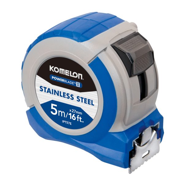 KOMELON Stainless Steel PowerBlade™ Pocket Tape 5m/16ft (Width 27mm)