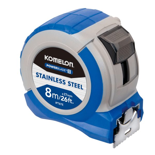 KOMELON Stainless Steel PowerBlade™ Pocket Tape 8m/26ft (Width 27mm)