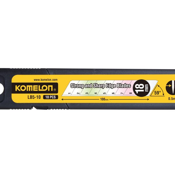 KOMELON Snap-Off Blades 18mm (Pack 10)